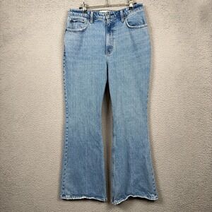 Abercrombie Jeans Womens 30 Blue Curve Love Vintage Flare High Rise Preppy Y2K